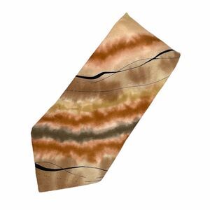 J. Garcia Tidal Wave Tie Gold Tan Black